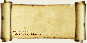 Jovanka Palijić vizit kartica